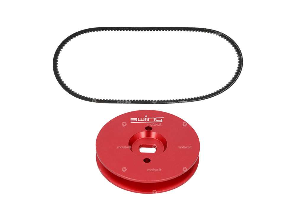 swiing® ingenious Pully 80 mm e cinghia trapezoidale Polini 945 mm | Piaggio Ciao Carousel Image 1