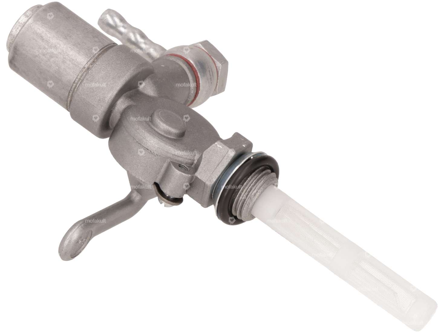 Robinet d'essence OMG vertical M14x1.5 (à visser) sortant par le bas Chambre de filtration métal Carousel Image 3