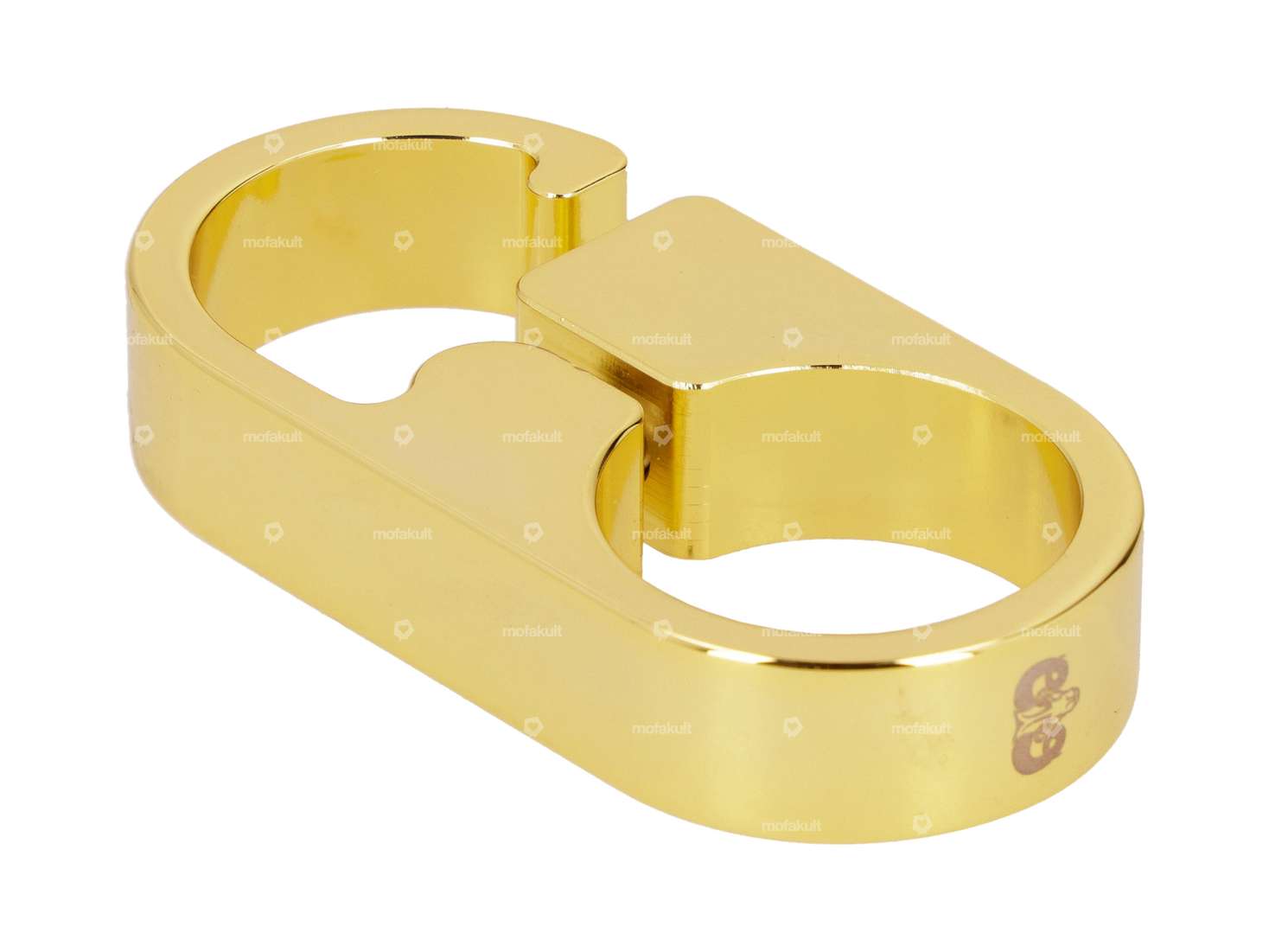 66HEROES Porta tappi in alluminio oro Carousel Image 2