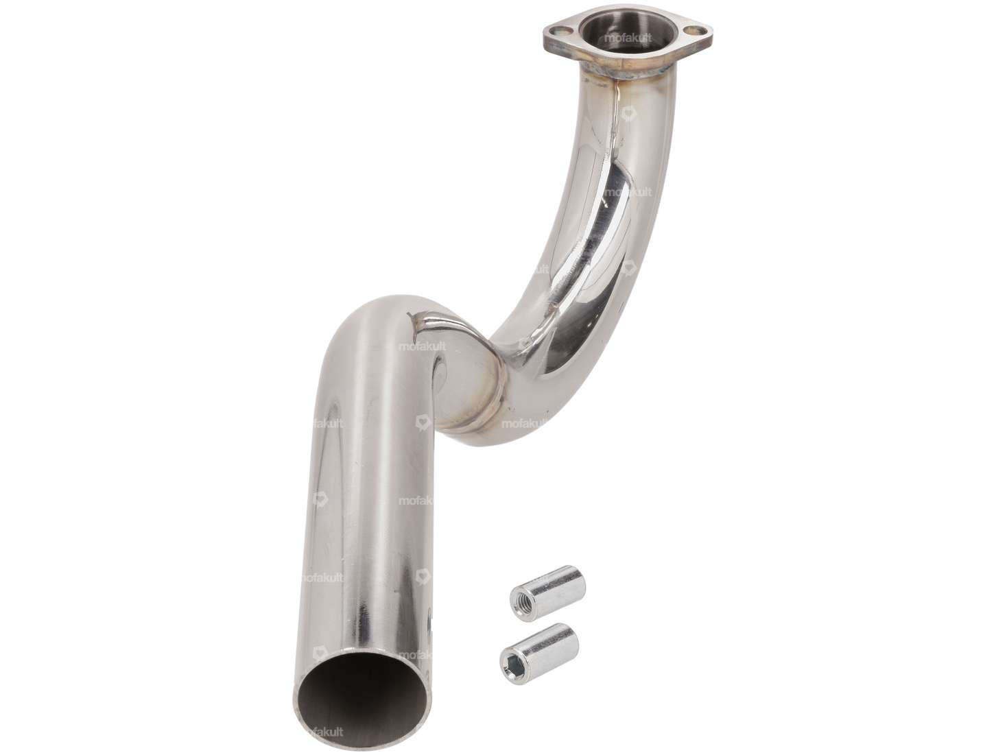 Collettore di scarico BAD ASS 32 mm cromato | Puch E50, Z50 Carousel Image 2