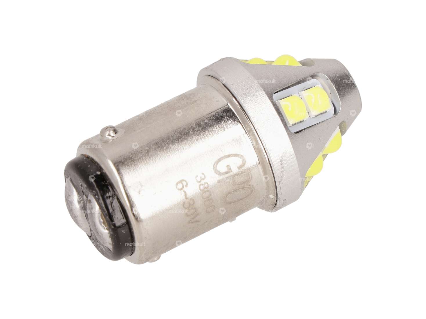 GPO LED bulb 6V - 30V (BA15d) white 2-phase Carousel Image 1