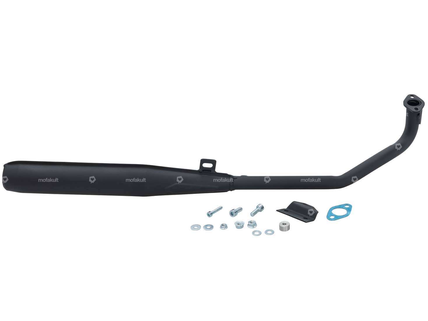 Scarico SITO Plus 25 mm uscita diritta nero | Tomos Carousel Image 1