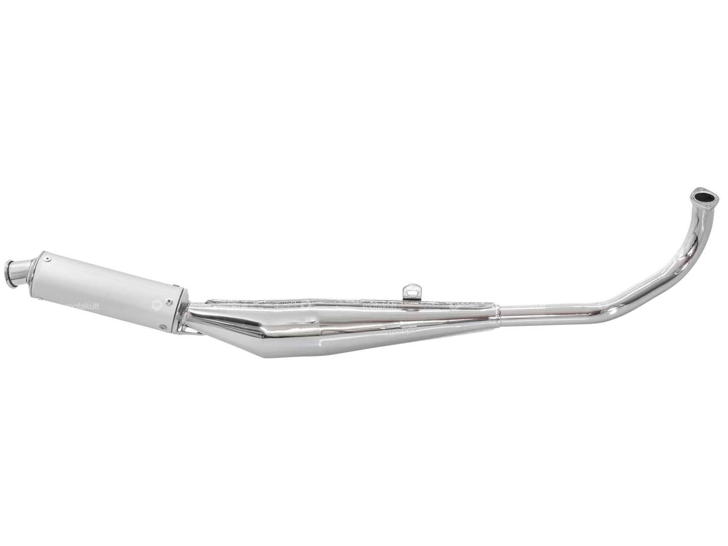 Auspuff Bullet Chrom / Alu | Tomos A3 Carousel Image 1