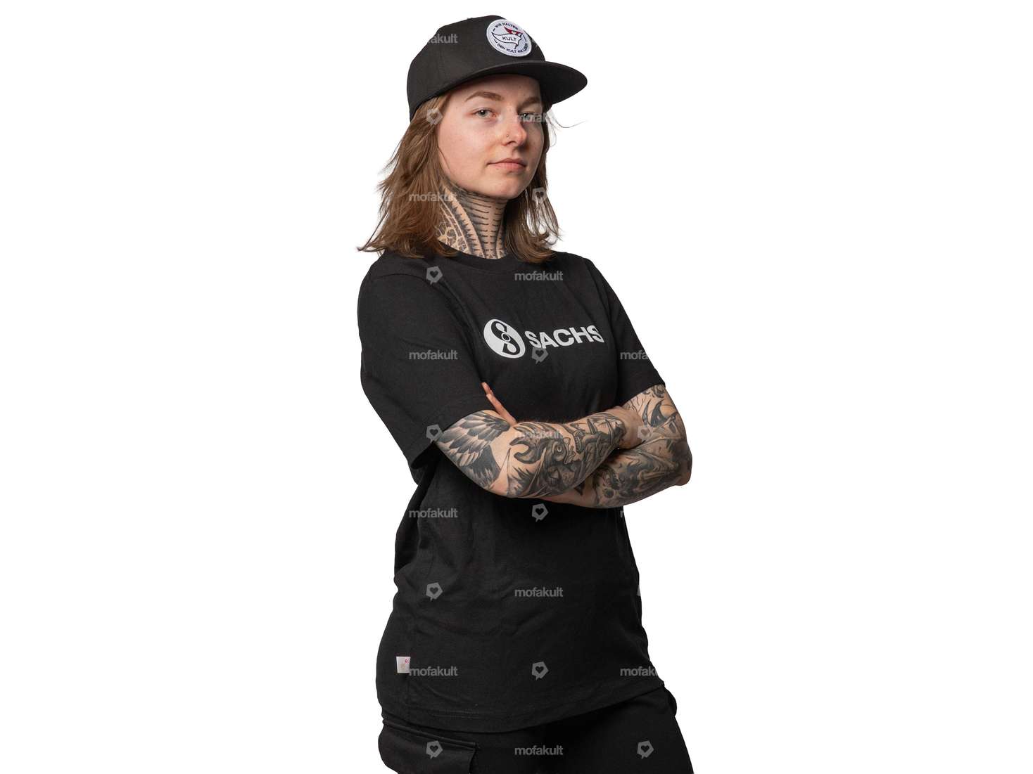 mk-Merch T-Shirt «SACHS» schwarz Carousel Image 4