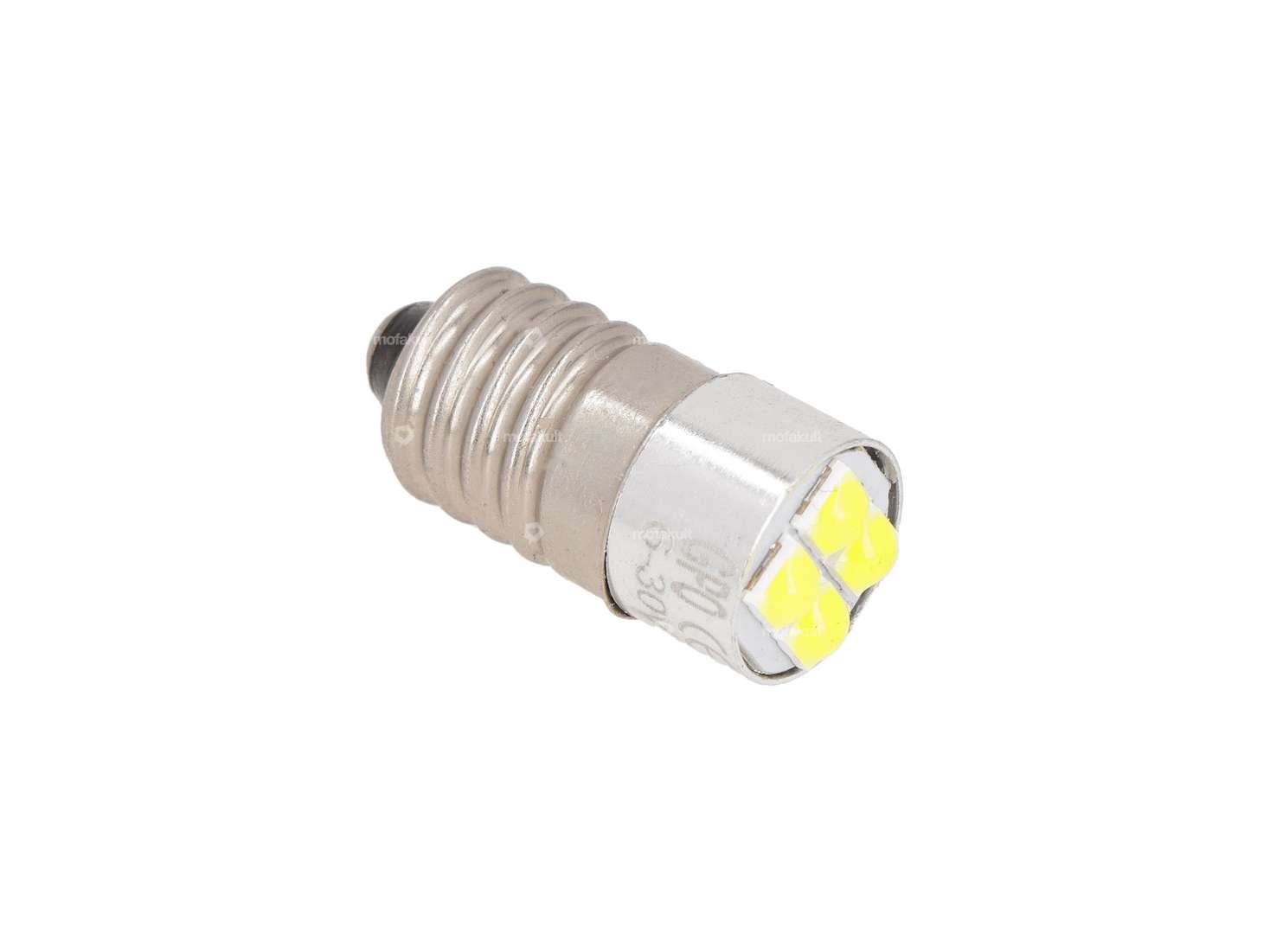 GPO LED ampoule feu arrière 6-30V (E10, filetage) blanc monophasé Carousel Image 2