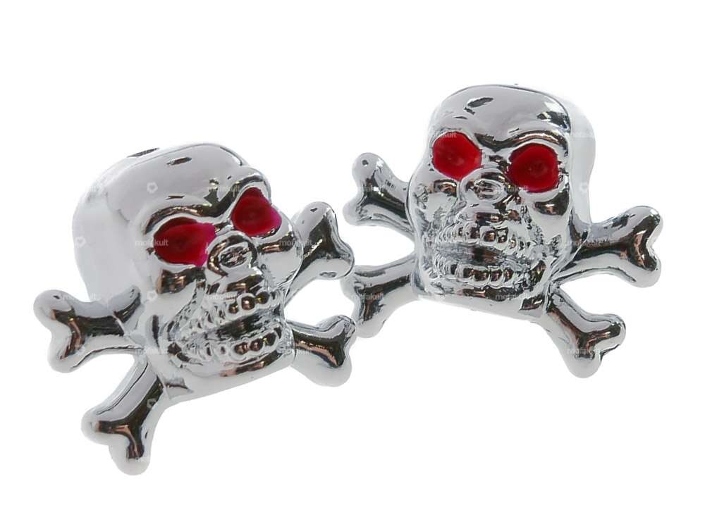Bouchons de valve Skull Chrome Carousel Image 1