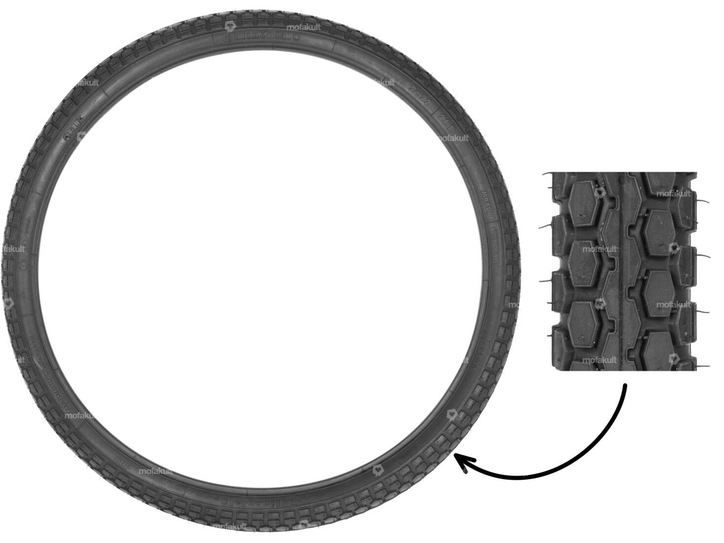 Pneus Continental 2.00 x 22" KKS | NSU Quickly Carousel Image 1