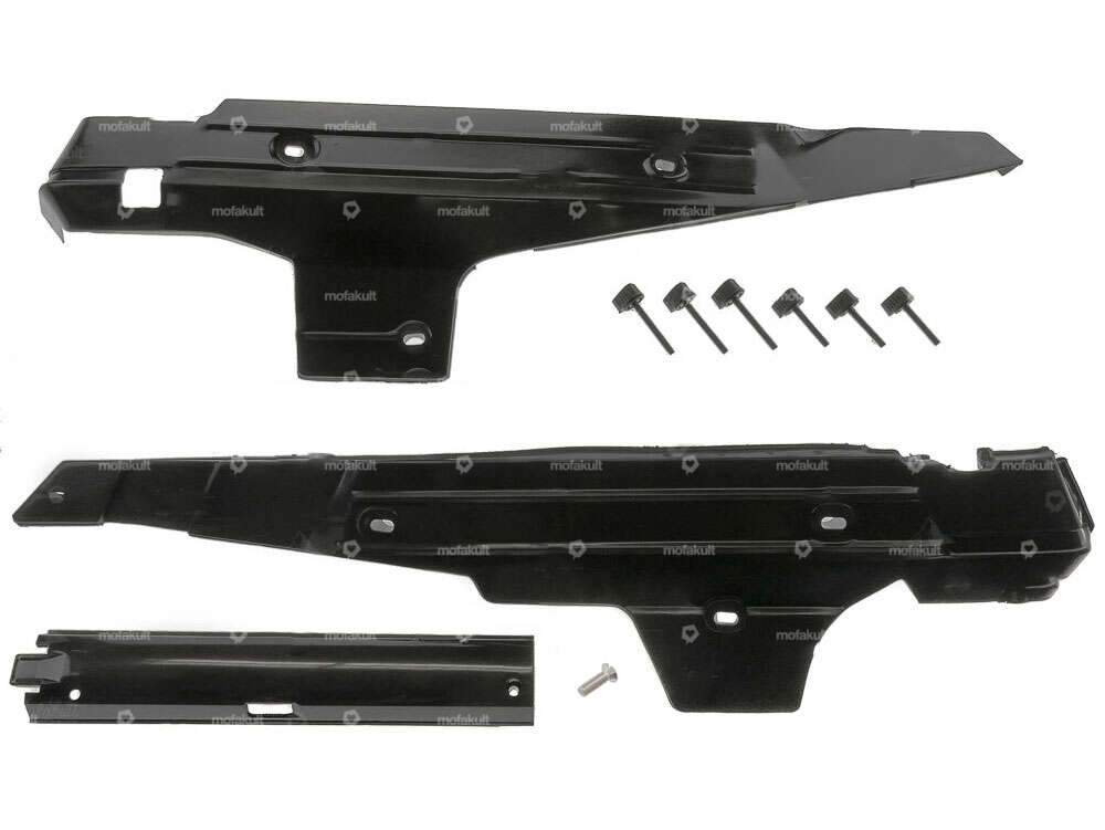 Set Rahmenverkleidung schwarz | Puch Maxi S Carousel Image 1