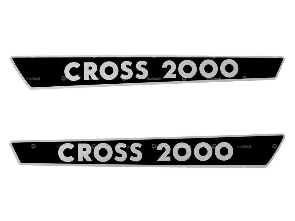 Aufkleber «CROSS 2000» Seitenverkleidung 340 x 35 mm | Alpa Carousel Image 1