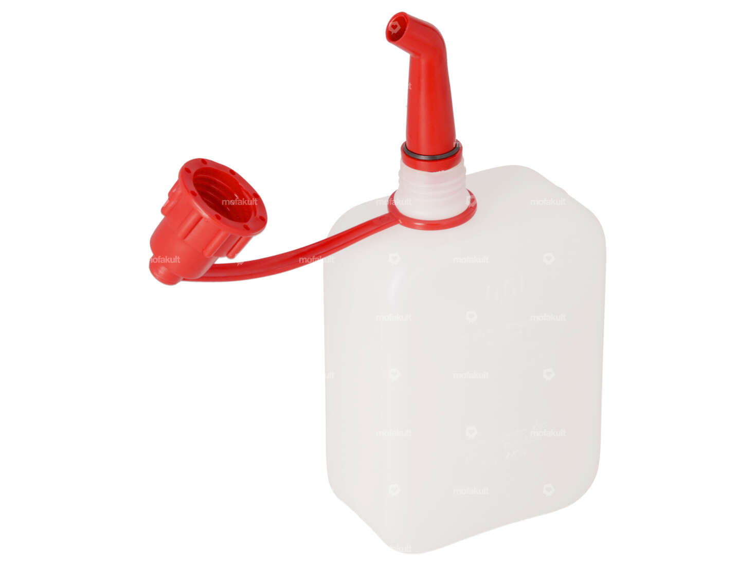 Tanica di benzina 500 ml trasparente con bocchettone di riempimento Amico del carburante Carousel Image 1