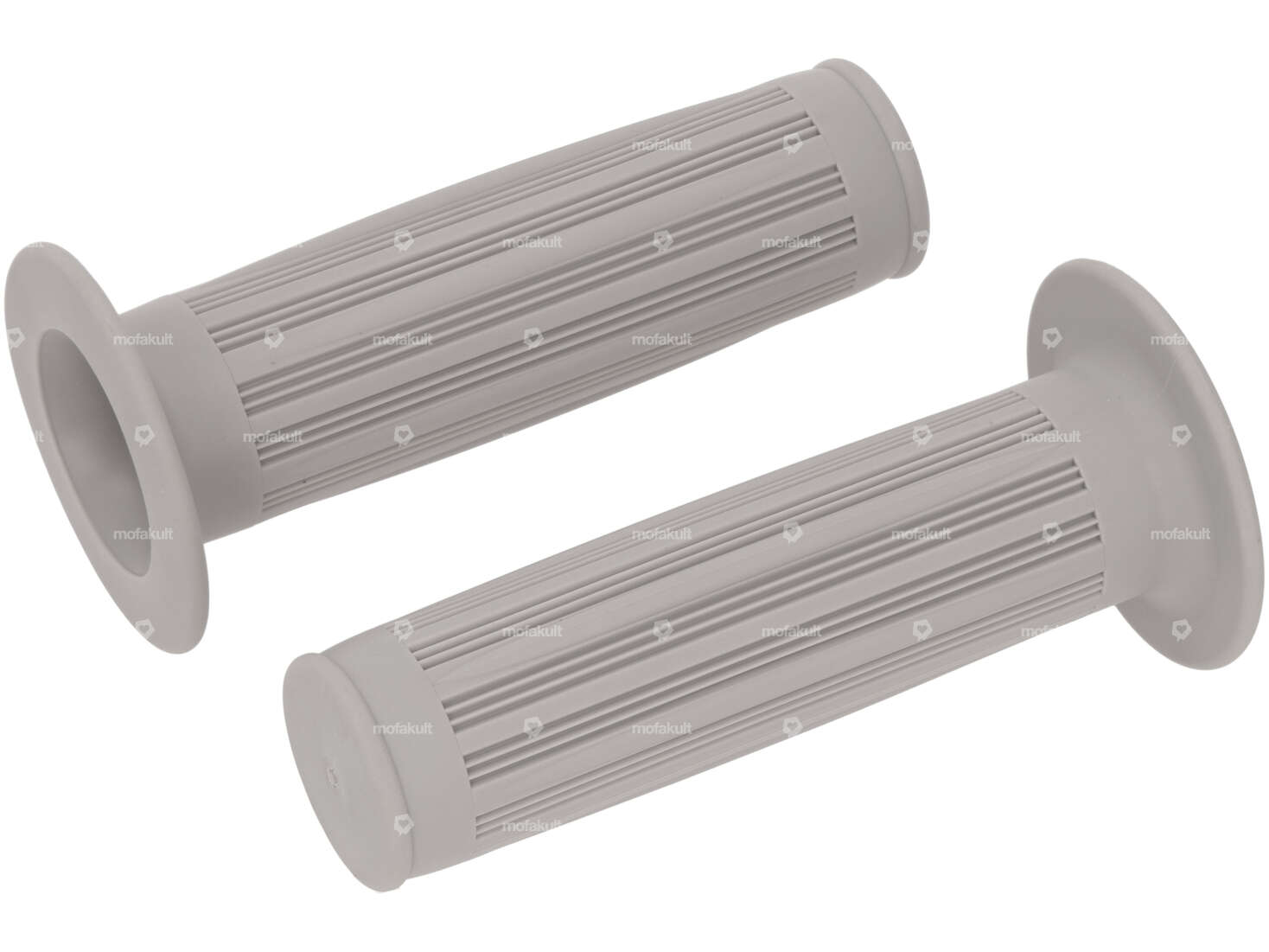 Manopole scanalate automatiche Magura look grigio opaco Carousel Image 1