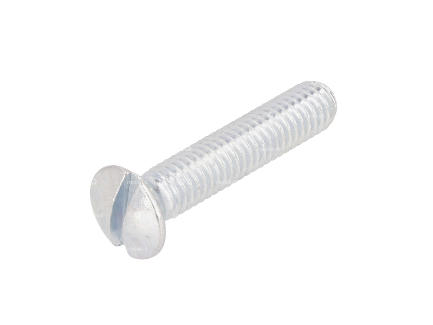 Vis M6x30 tête fraisée bombée fendue zinguée Carousel Image 1