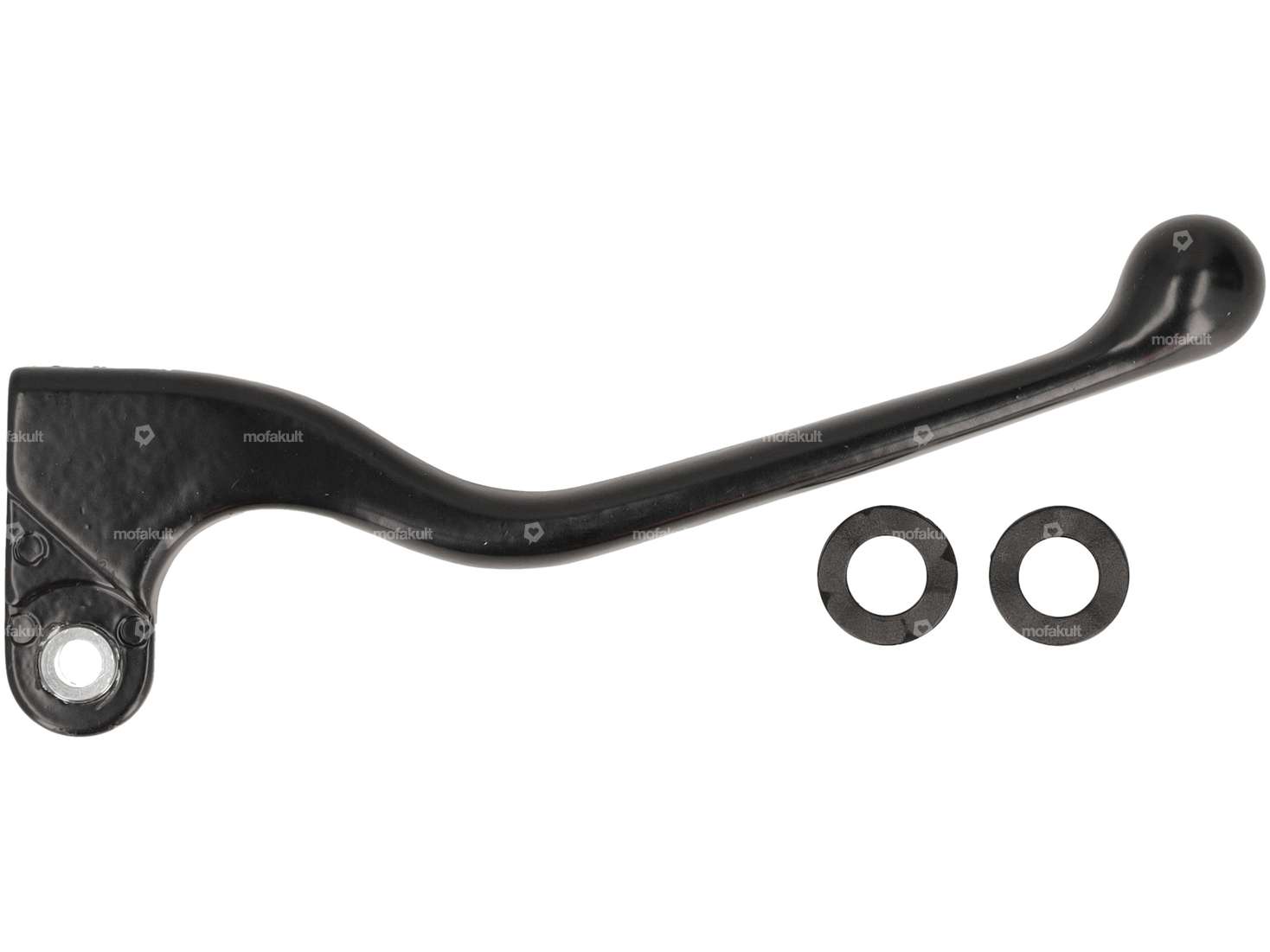 Levier de frein Domino droit court en alu noir NOS Carousel Image 1