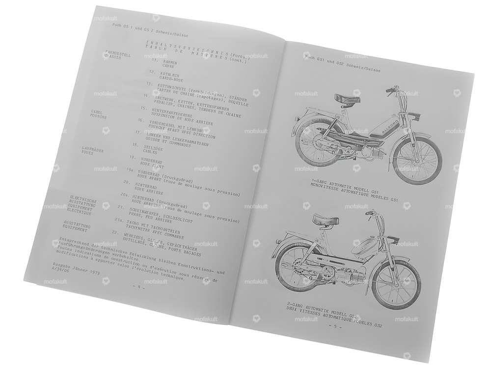 Catalogo ricambi | Puch Allegro GS1, GS2, GS2G Carousel Image 3