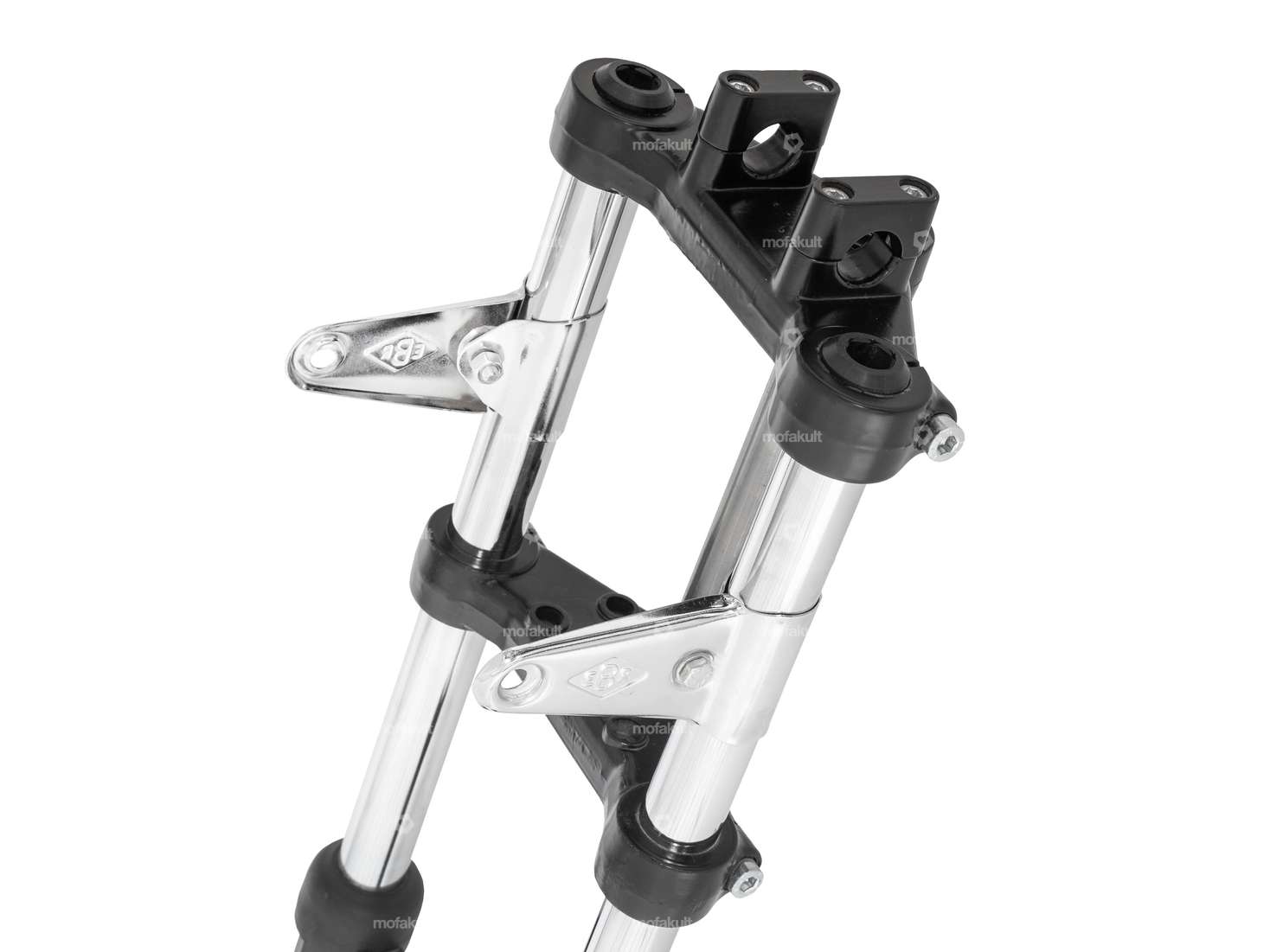 EBR Teleskopgabel hydraulisch verlängert schwarz (mit Laschen für Scheibenbremse) | Puch Carousel Image 3