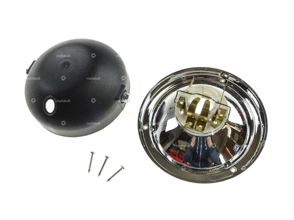 Scheinwerfer rund schwarz Carousel Image 3