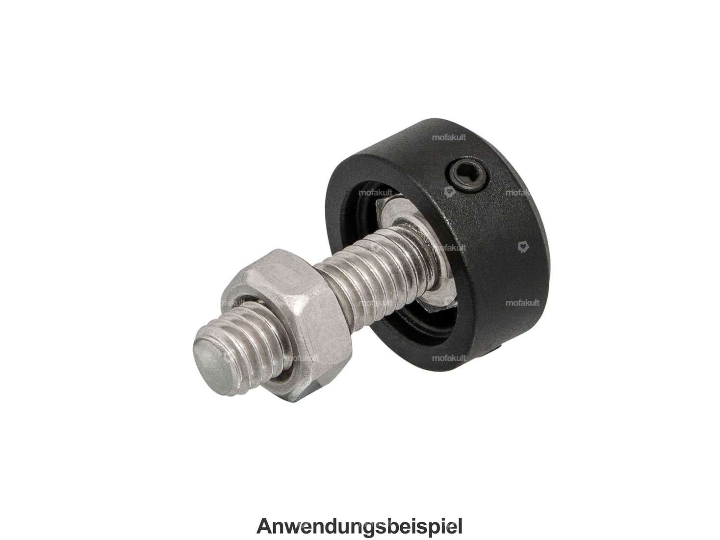 66HEROES Coperchio esagonale M12 alluminio anodizzato nero Carousel Image 4