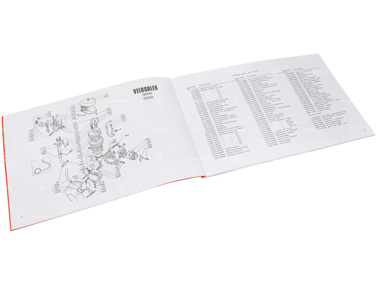 Catalogo ricambi Velosolex / Solex 3800, 5000 Carousel Image 2