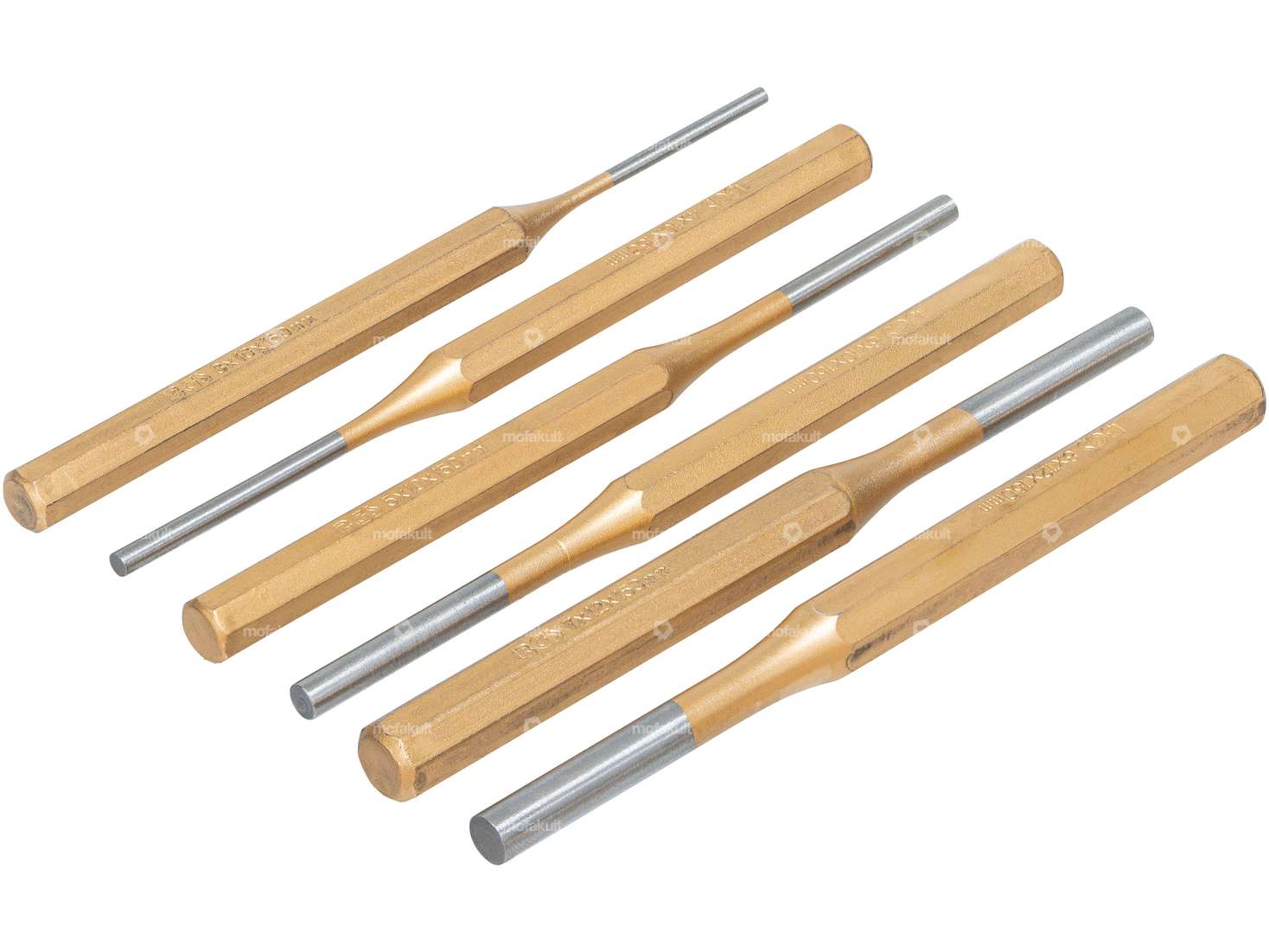 BGS Splintentreiber Satz Ø 3-8 mm 6-tlg. Carousel Image 2