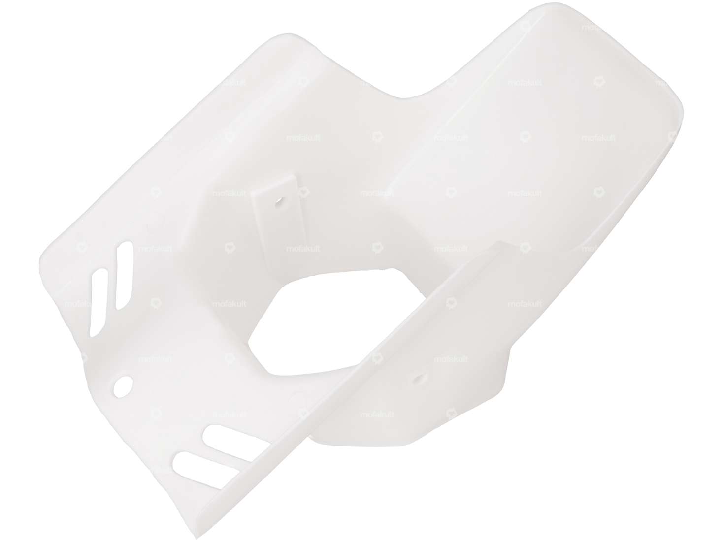 Maschera frontale bianca angolare Carousel Image 2