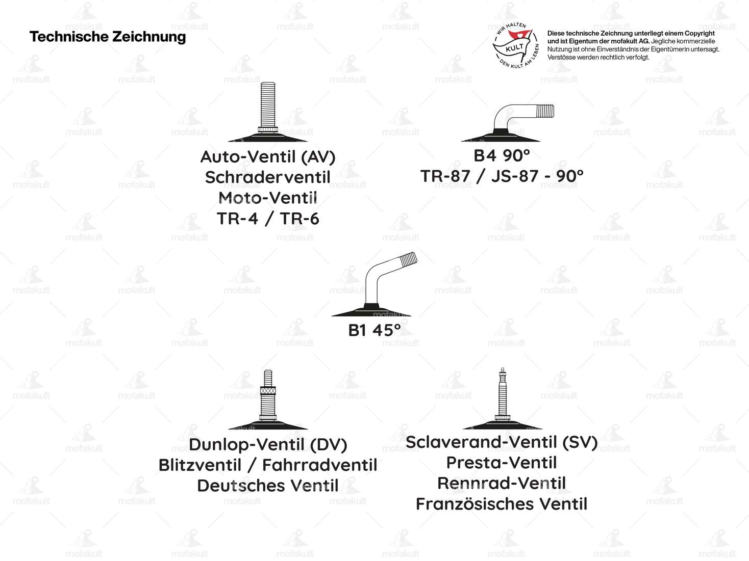 VeeRubber 2.00 - 2.25 x 17" Schlauch Carousel Image 2