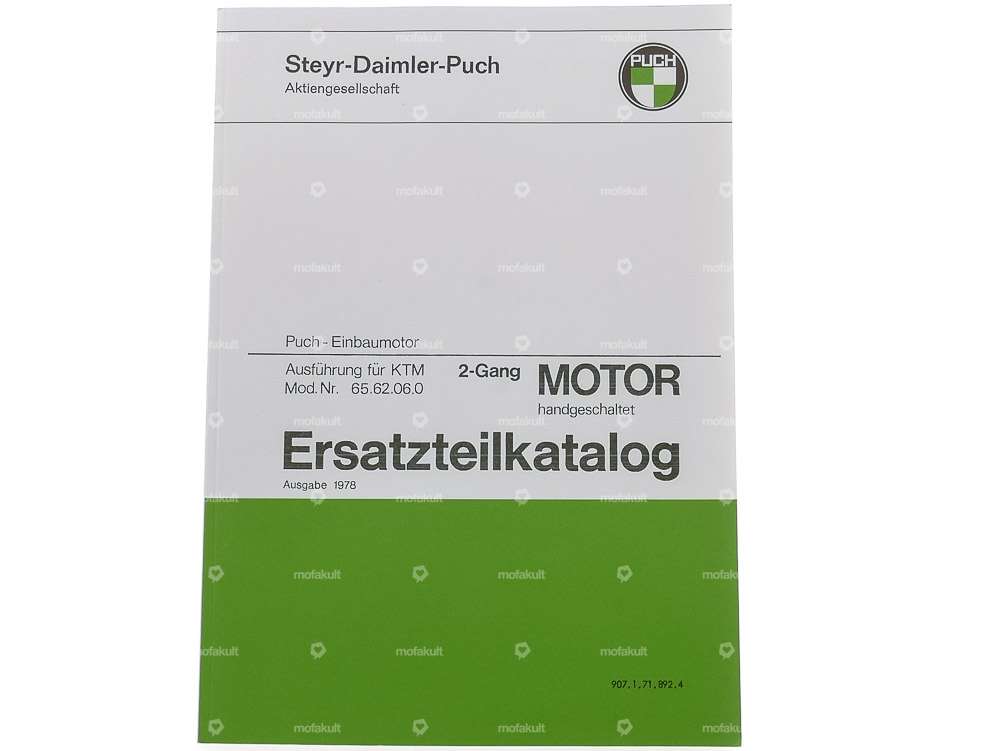 Catalogue de pièces détachées | Moteur Puch 2 vitesses Z50 (KTM) Carousel Image 1