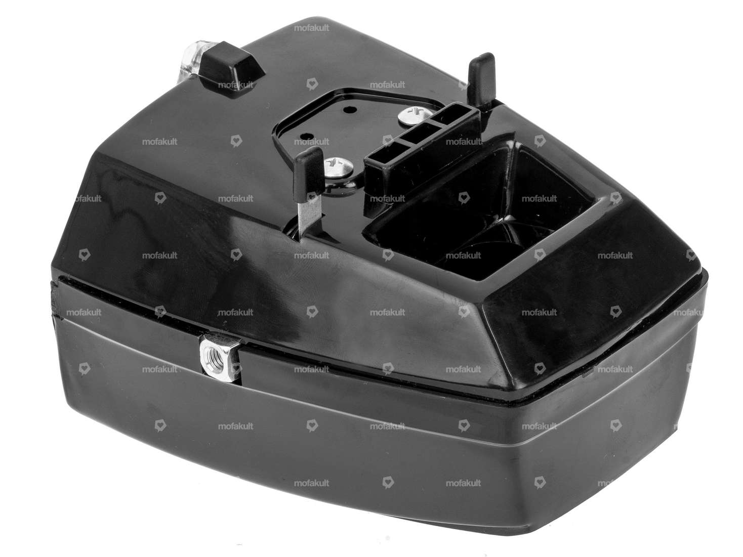 Projecteur GPO carré avec interrupteur noir Carousel Image 2