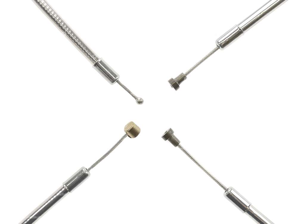 Jeu de câbles coupés Chrome | Piaggio Ciao, SI Carousel Image 2