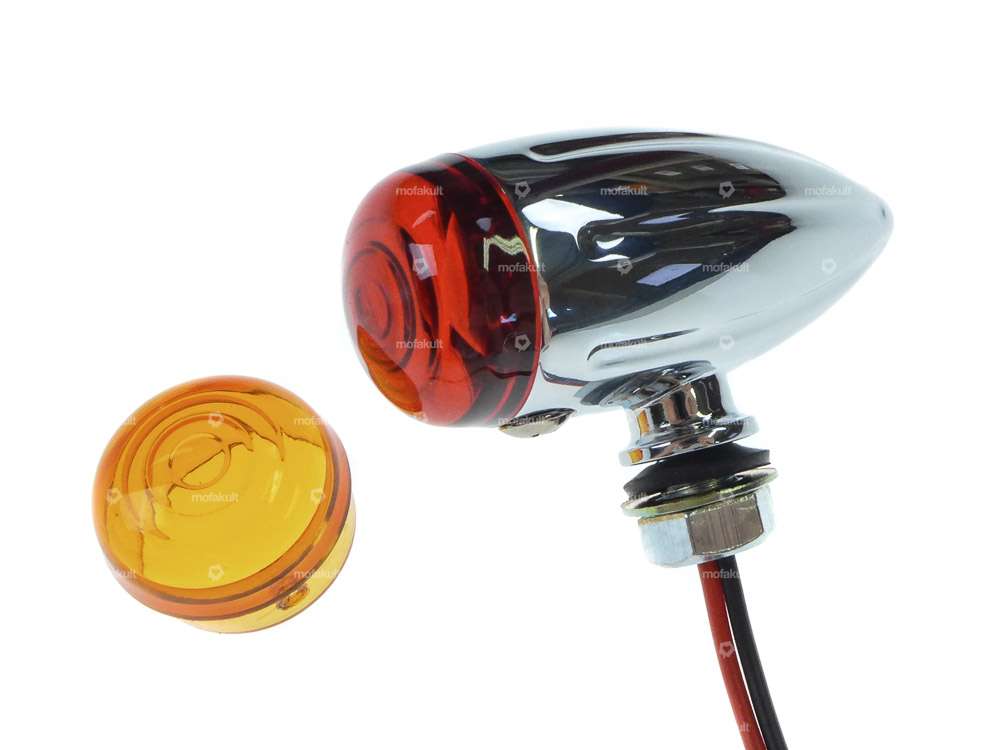 Feu arrière "Virginia" chromé Carousel Image 1