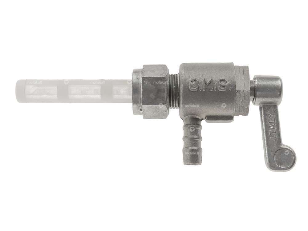 Robinet d'essence OMG horizontal M12x1 (avec écrou) descendant Carousel Image 2