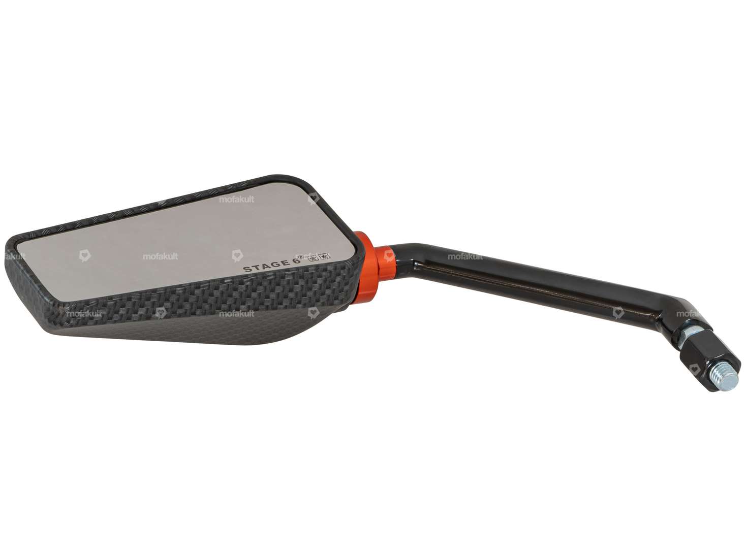 Rétroviseur Stage6 "F1" gauche en carbone Carousel Image 2