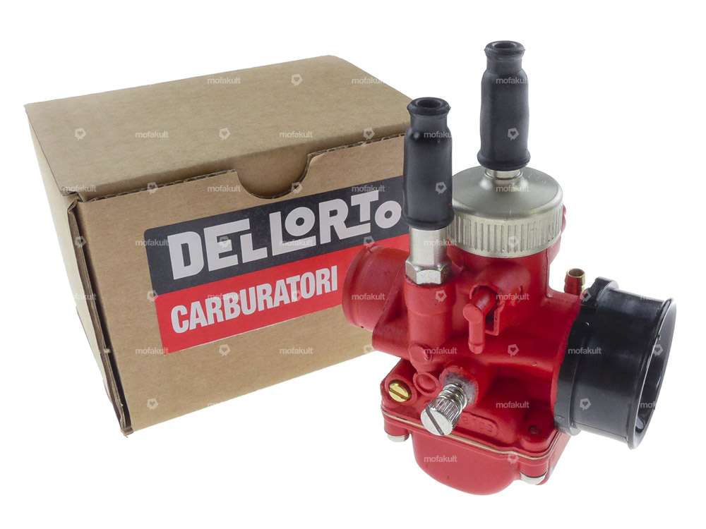 Dell'Orto 21 mm PHBG DS carburatore strozzatore a cavo - Edizione rossa Carousel Image 2