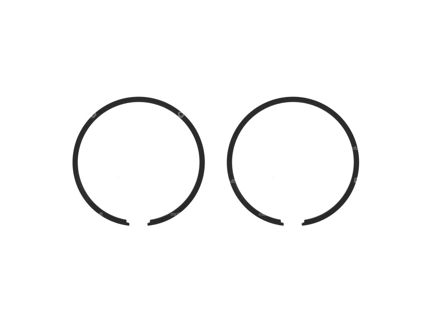 Fasce elastiche DMP 38x1,5 mm nero (coppia) | Puch Carousel Image 1