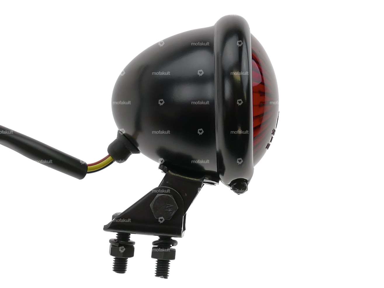 66HEROES fanale posteriore "Minnesota" lente rossa nera Carousel Image 2