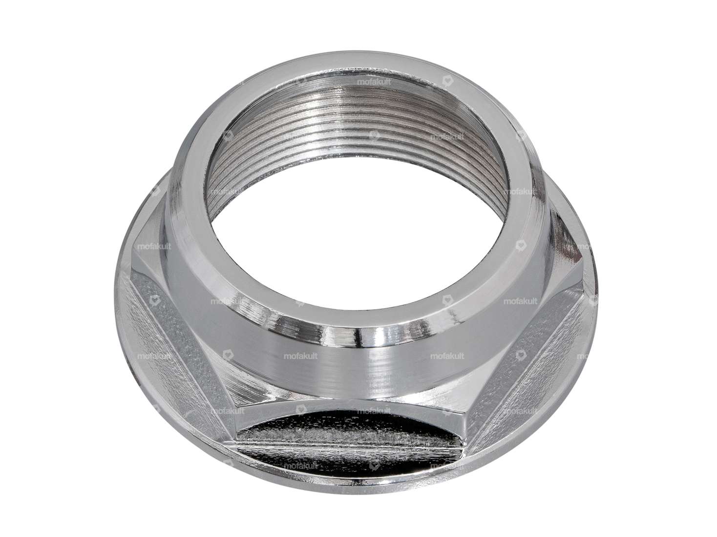 GPO Écrou de tige de fourche M26x1 ouvert Potence Chrome Carousel Image 1