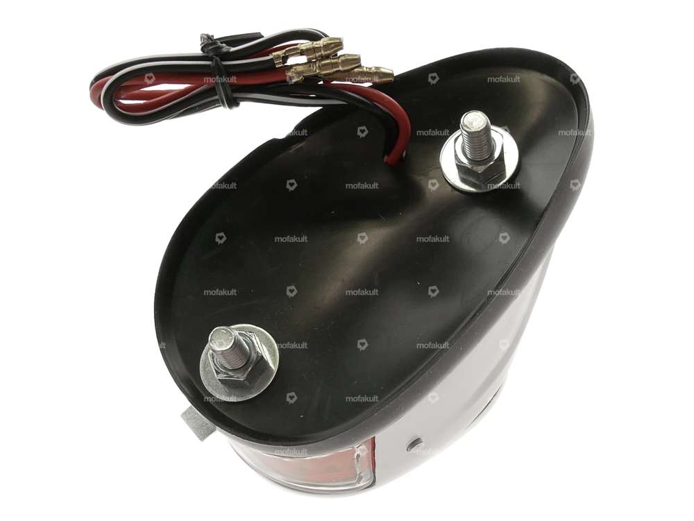 GPO Rücklicht Classic mit Unterlage weiss Carousel Image 5