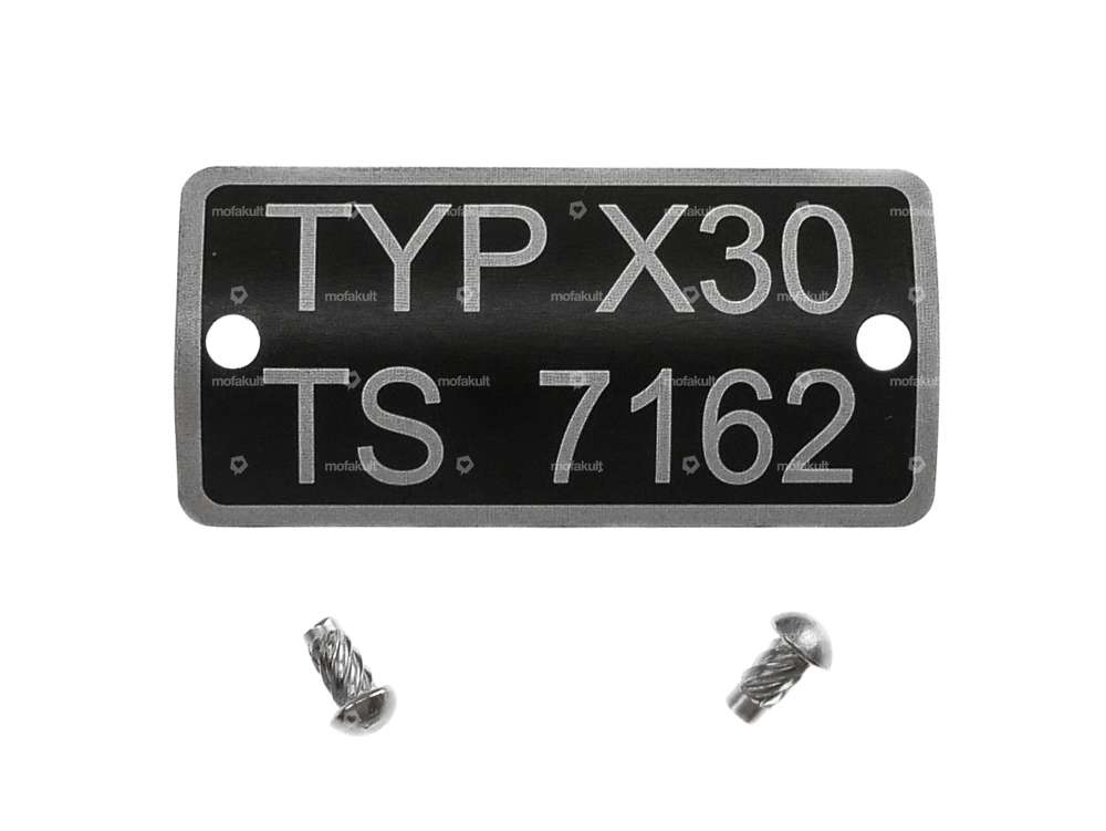 swiing® revival type plate TYPE X30 TS 7162 | Puch Velux Carousel Image 1