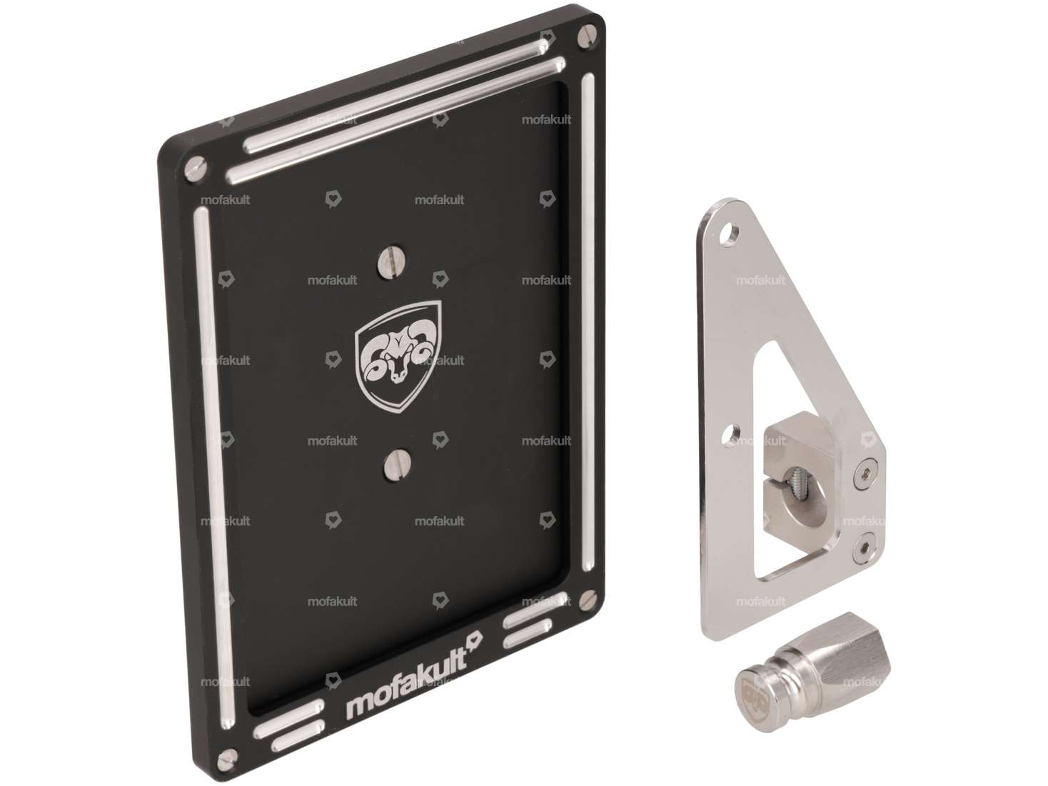 66HEROES set portatarga laterale & telaio incl. perno di montaggio (versione CH) Carousel Image 1