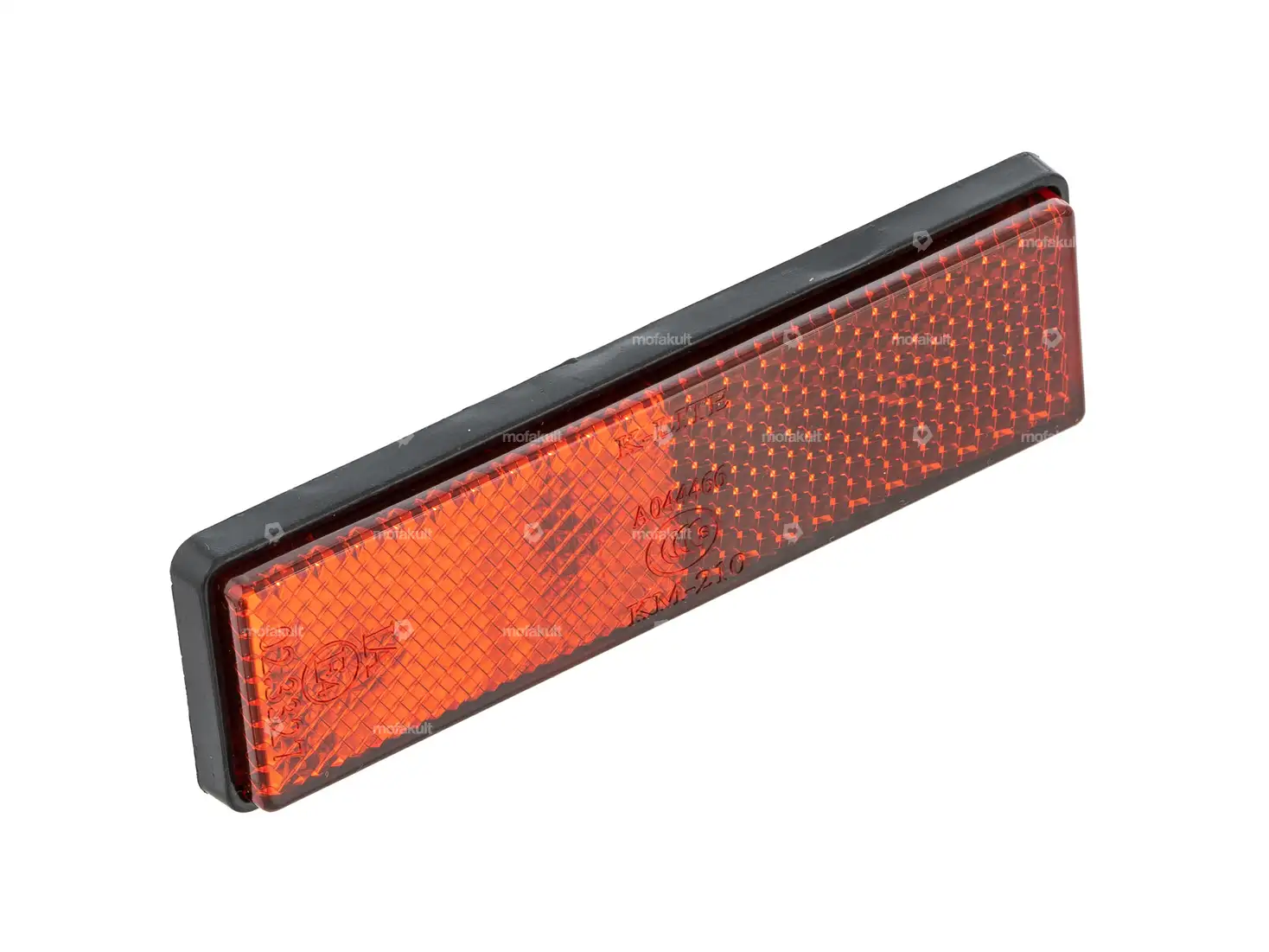 Reflector 94 x 28 mm with threaded pins angular red | mofakult