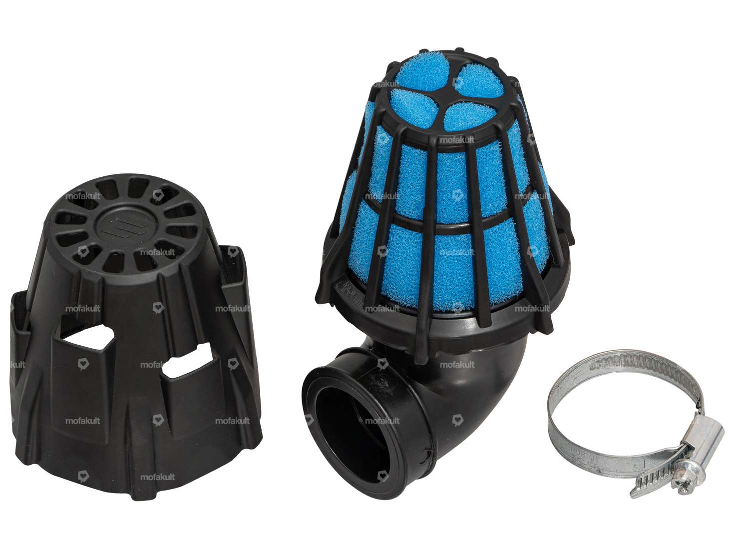 Filtre à air Polini 90° Air Box Ø 32 mm Carousel Image 1