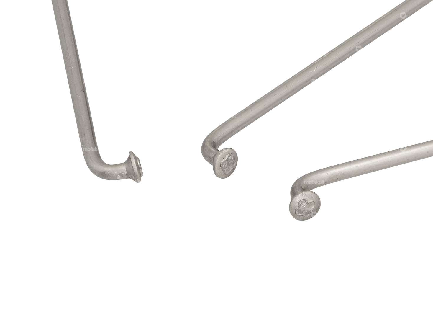 Set di raggi WWS 22" incl. nipplo (2,6 x 249 mm) Inox Carousel Image 2