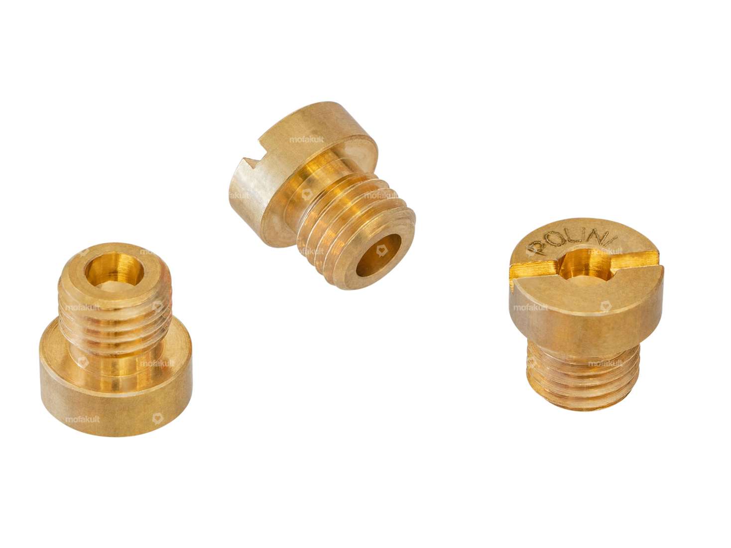 Polini jeu de gicleurs M6 (140 - 158) Dell'Orto PHVA, PHBN, PHBL, PHBH, SHB, PHF, PHVB, FRD, FRG Carousel Image 2