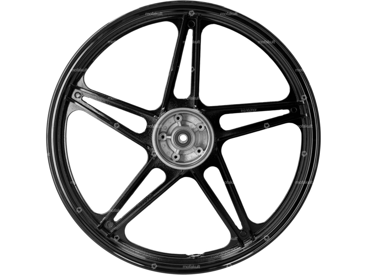 Wheel set 17" cast black (5 spokes) | Peugeot 103 Carousel Image 4