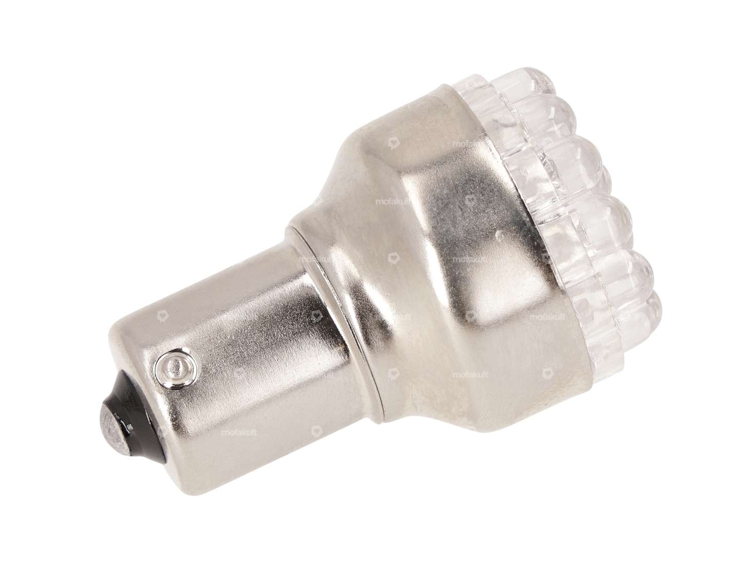 Ampoule LED 12V (BA15s) blanche 19 diodes Carousel Image 1