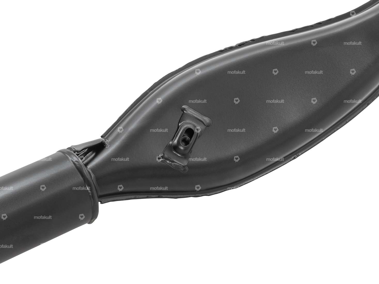 Scarico TECNO "pancia piatta" nero | Puch Maxi Carousel Image 2