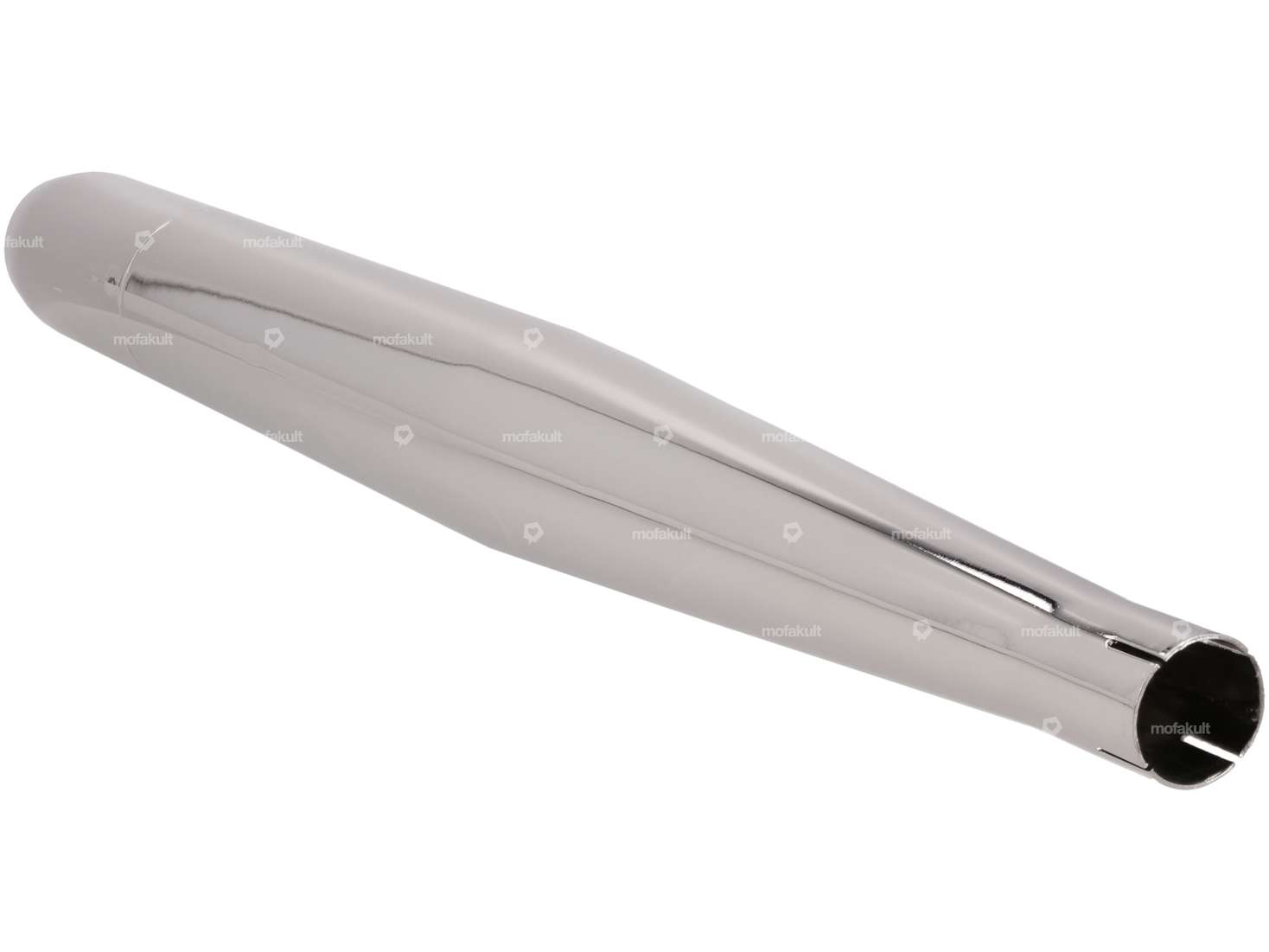 Marmitta Jamarcol a sigaro Ø 32 / 70 mm con staffa cromata | Kreidler Carousel Image 2