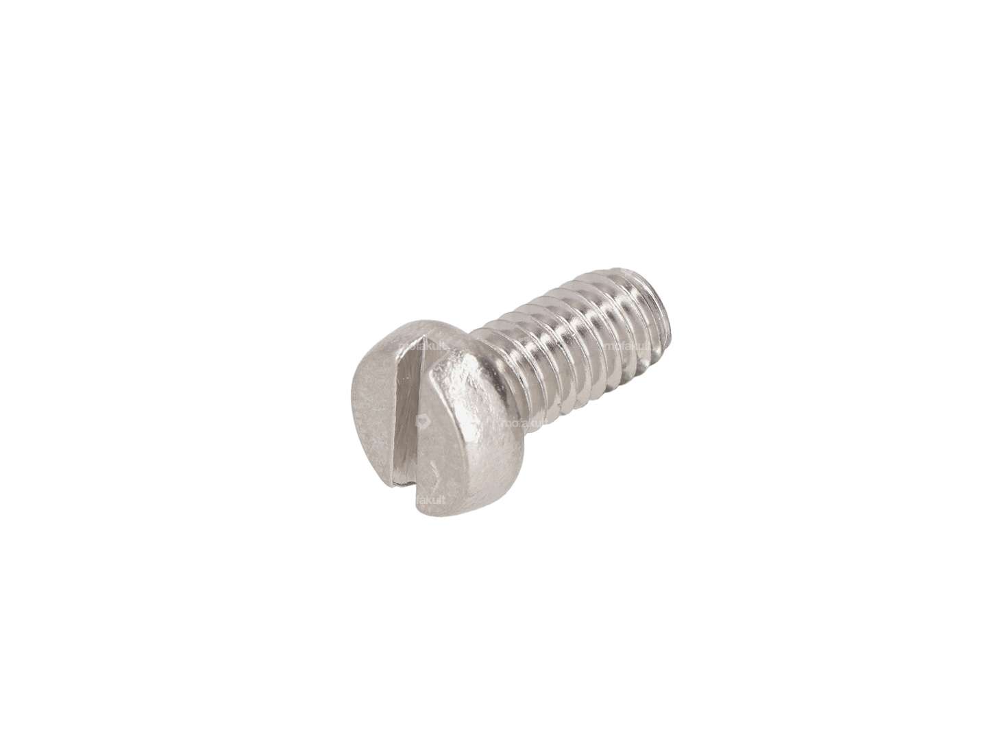 Screw M6x12 cylinder head slotted stainless steel Carousel Image 1