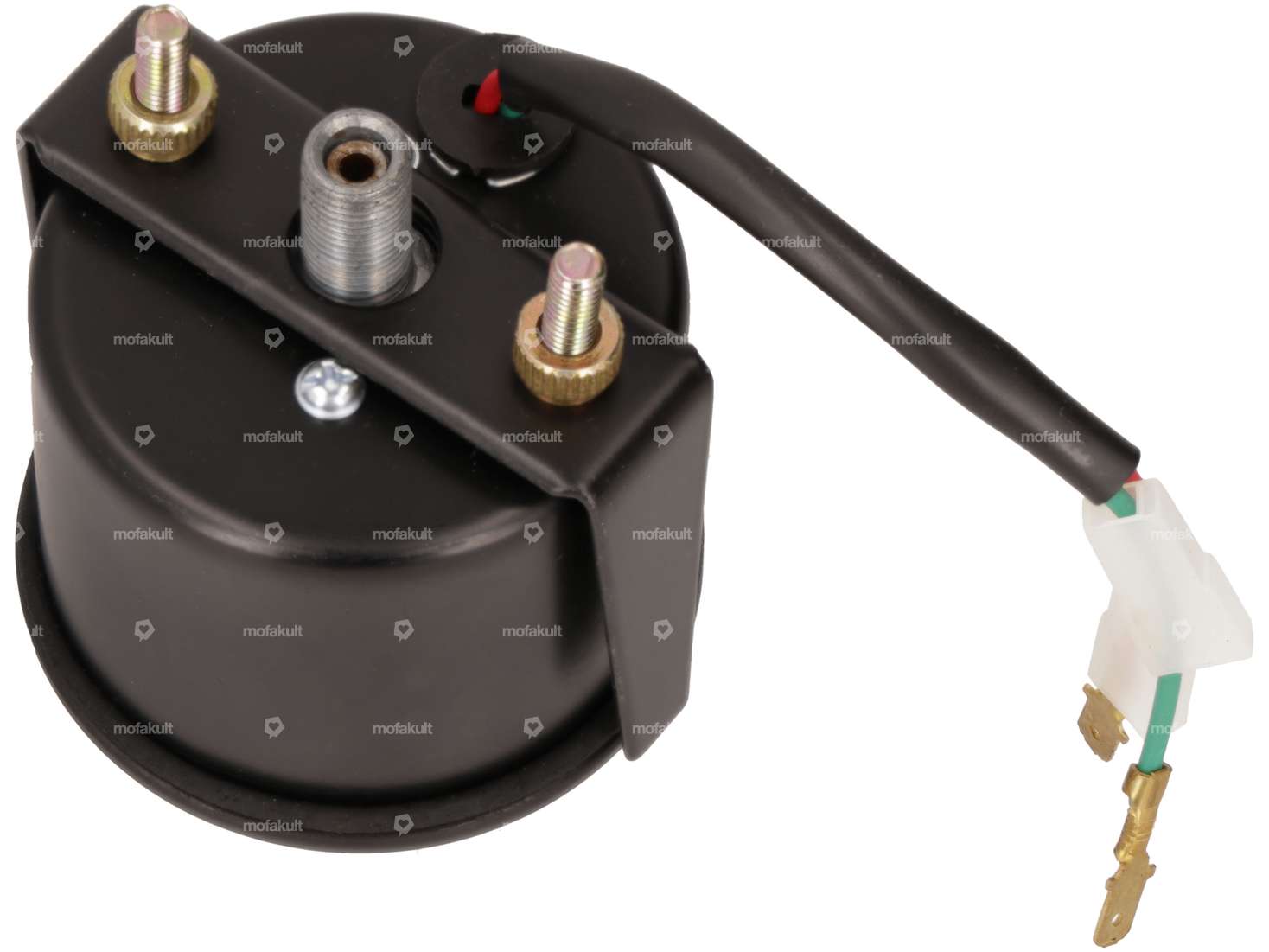 Tachimetro 80 km/h Ø 60 mm illuminato (quadrante bianco) Carousel Image 2