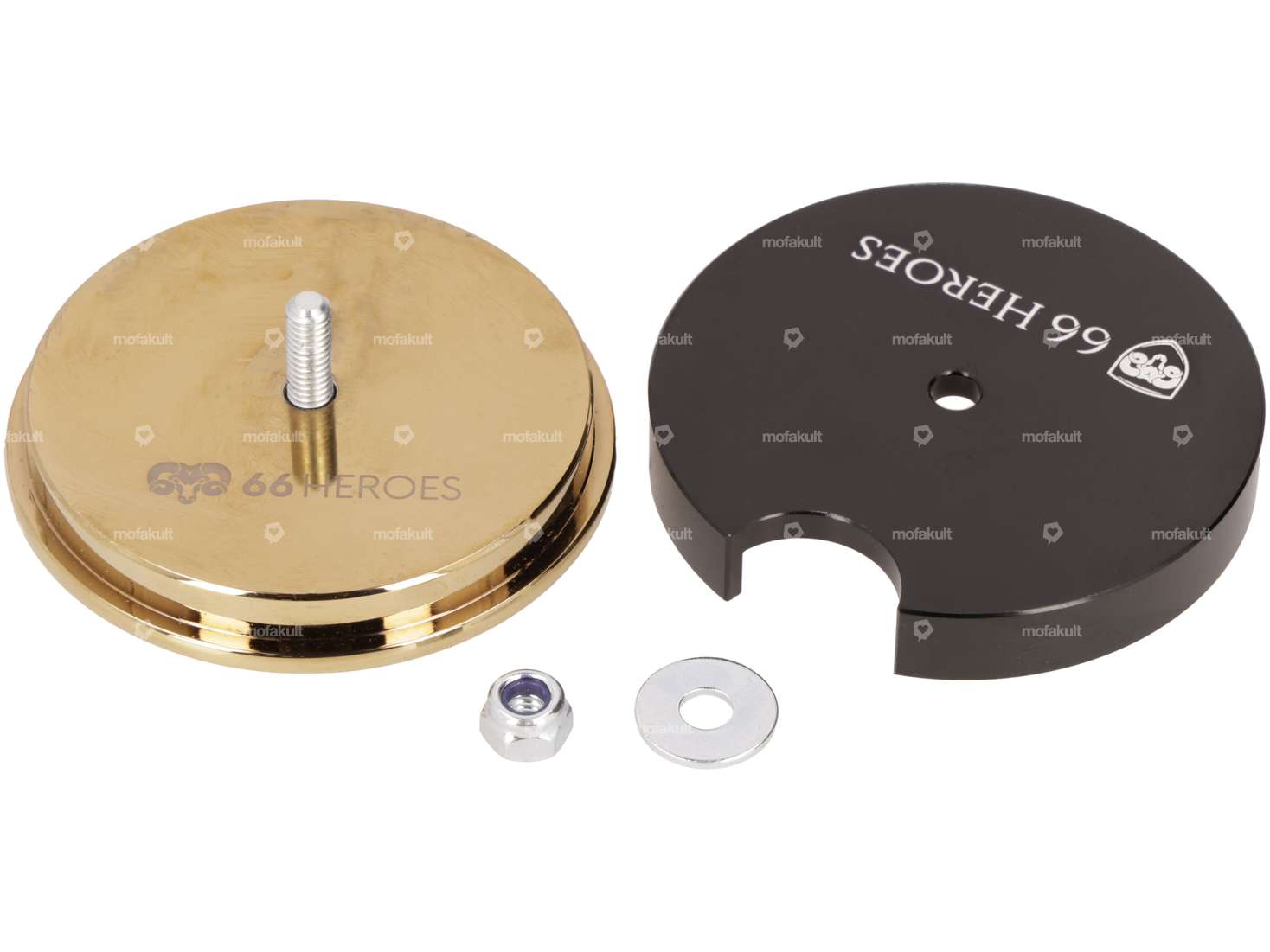 66HEROES Panneau de tachymètre Ø 48 mm or Carousel Image 2