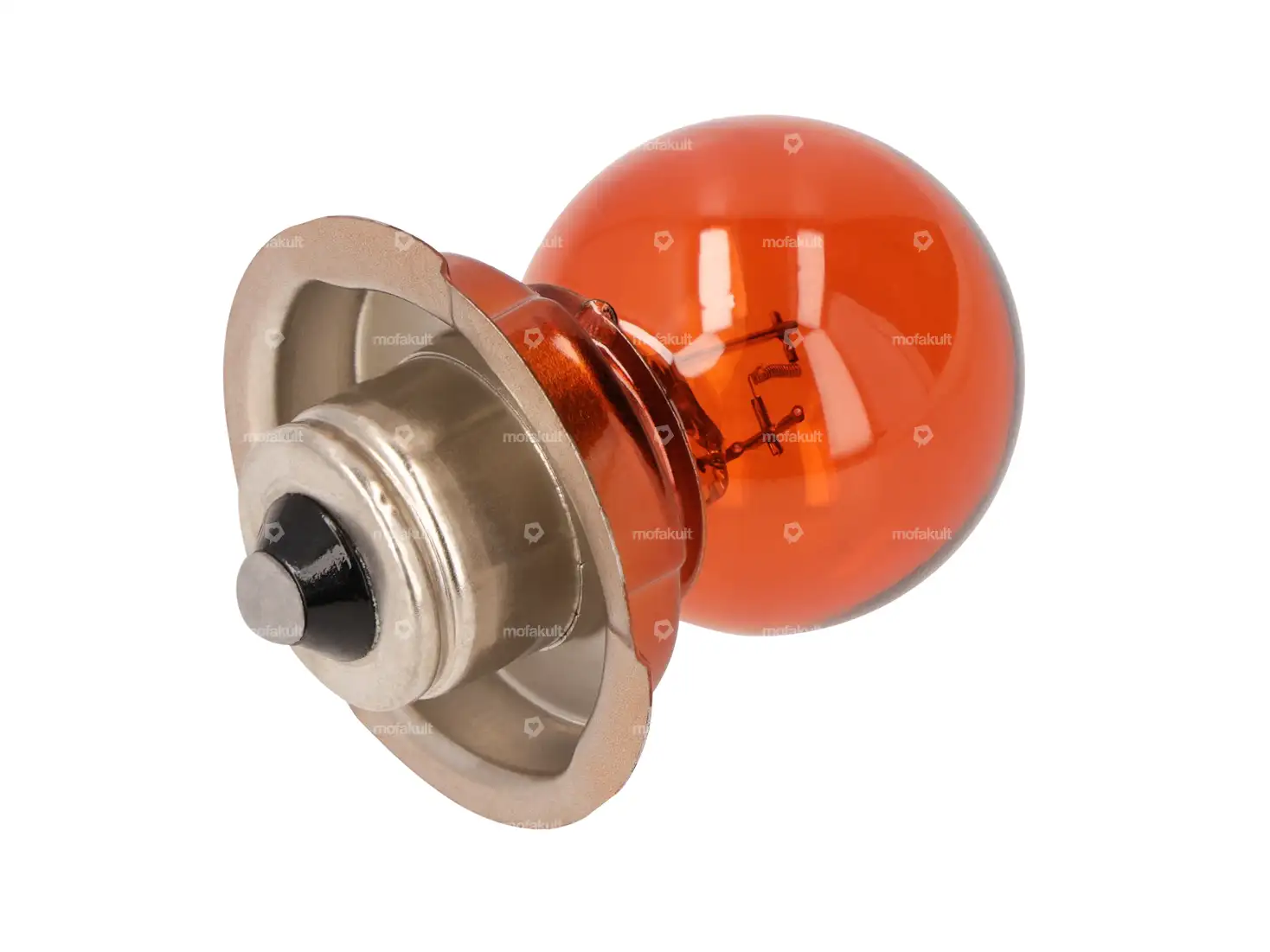GPO bulb 6V - 15W (P26s) with collar, orange 1-filament | mofakult